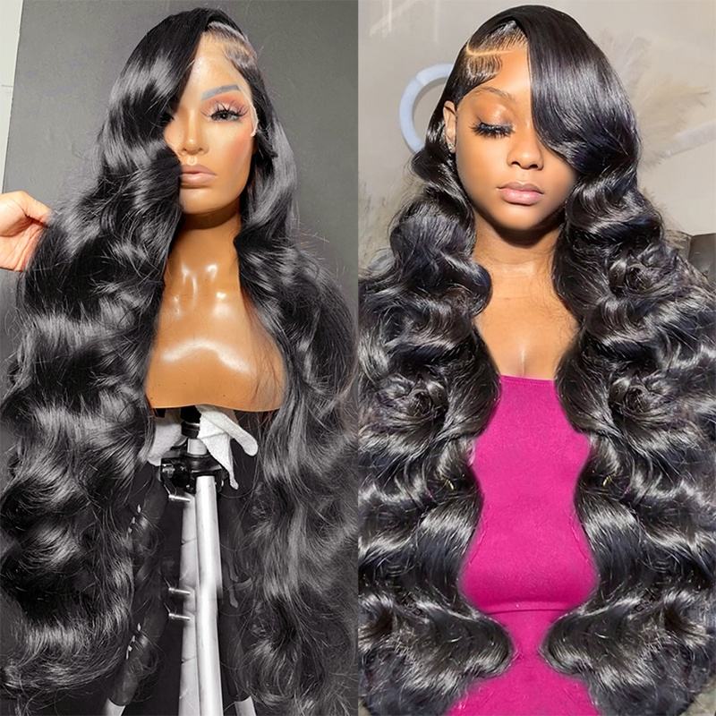 Wig Human Hair Body Wave Lace Front Wigs Wholesale Glueless Hd Lace Frontal Wigs For Black Women - Accrosstheglobe Store