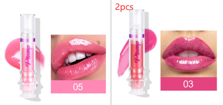 New Tube Lip Rich Lip Color Slightly Spicy Lip Honey Lip Glass Mirror Face Lip Mirror Liquid Lipstick - Accrosstheglobe Store