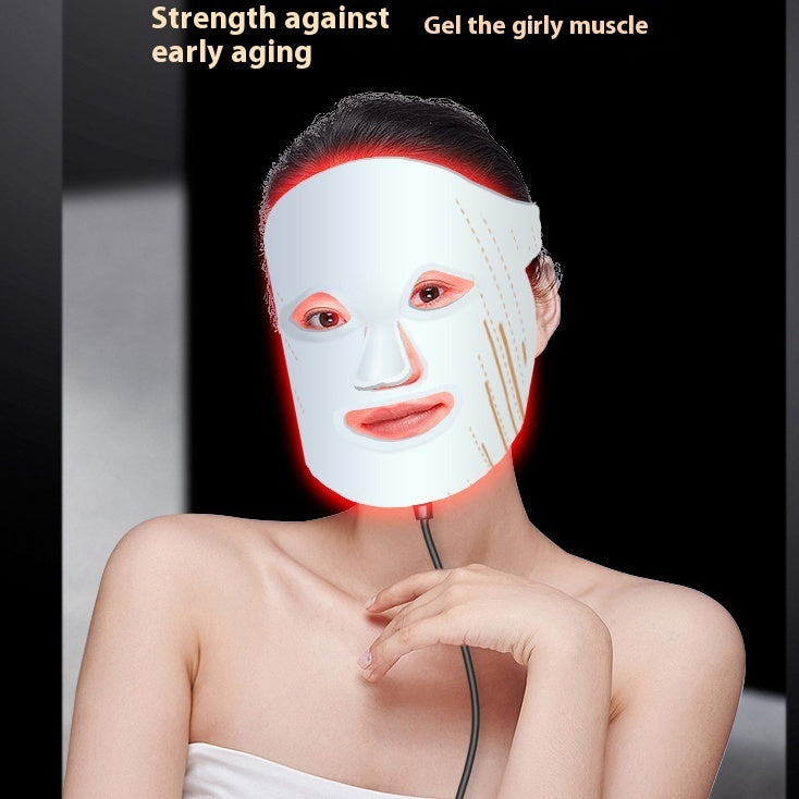 LED Photon Skin Rejuvenation Silicone Beauty Mask – Light Therapy Face Mask - Accrosstheglobe Store